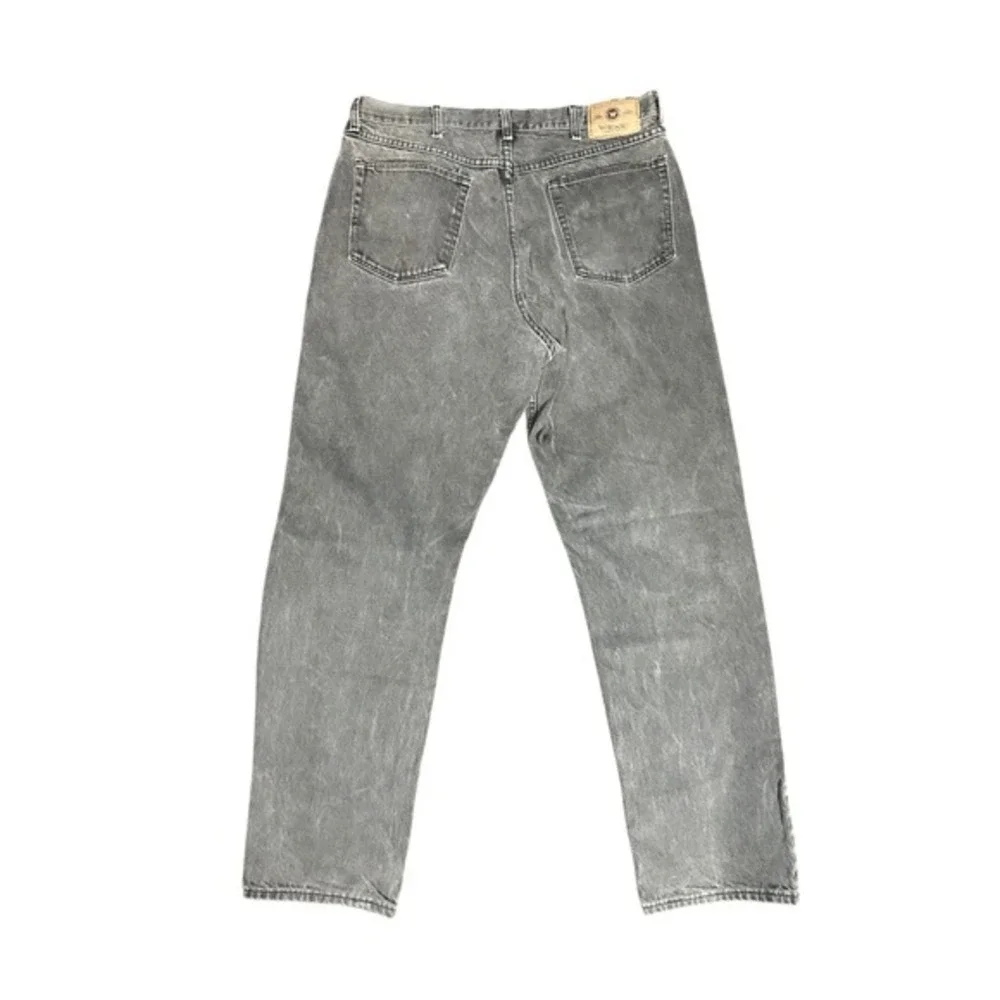 Wrangler Hero Authentic Jeans Men NA Faded‎ Black Straight Leg Denim 1455